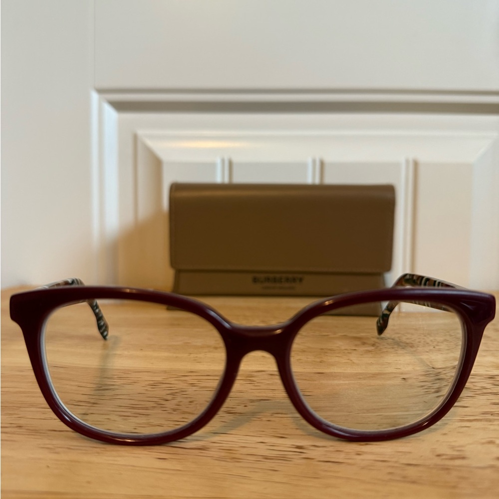 Burberry Women's Deep Red Glasses